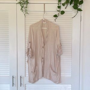 Italian Linen jacket top 🌸